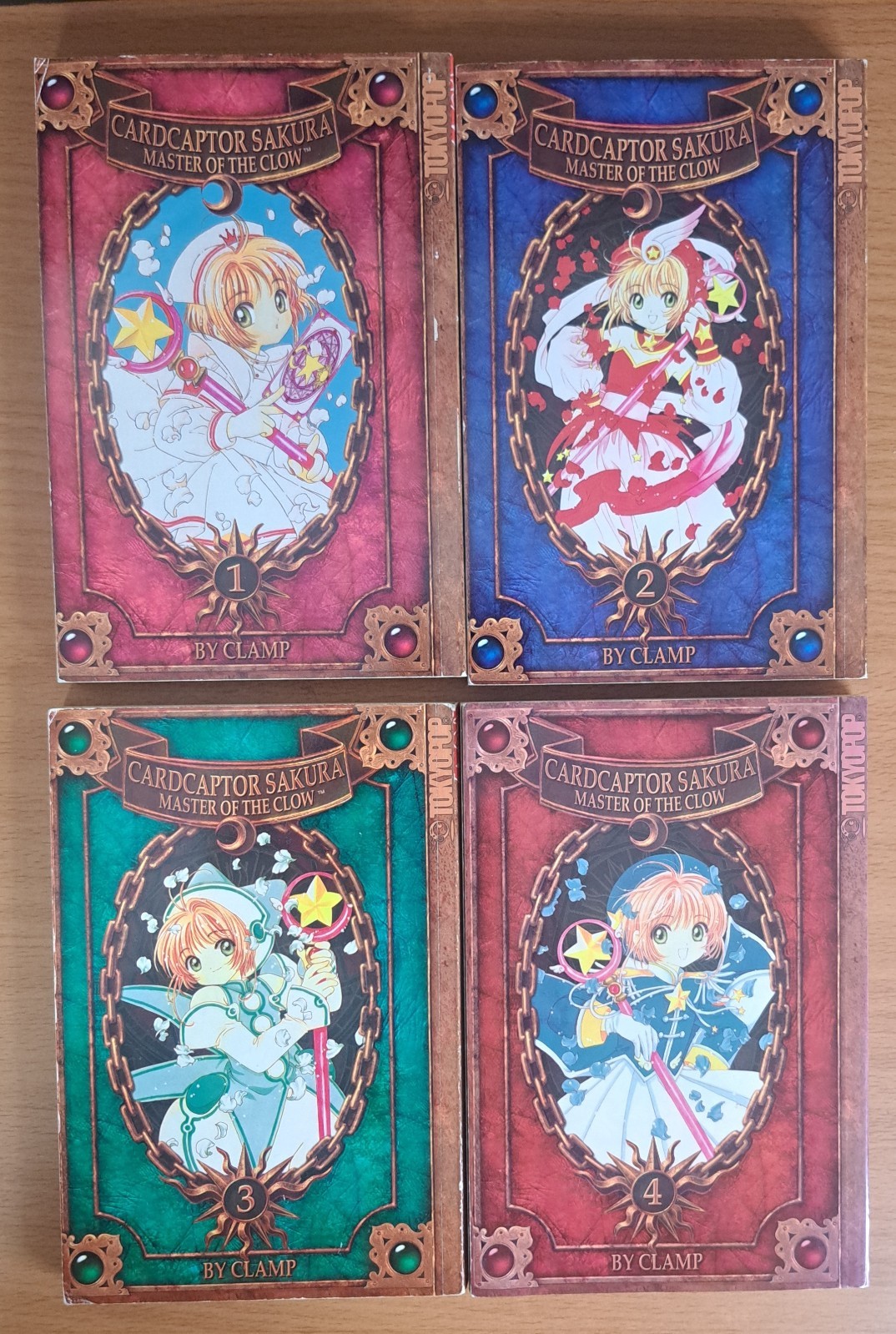 Cardcaptor Sakura Master of the Clow Vol 1-4 Manga Anime Inglese