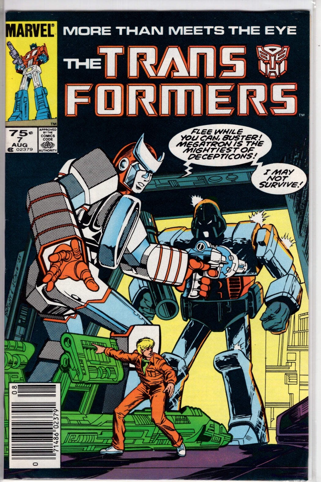 The Transformers #7 CVR A Marvel 1985 ottime condizioni