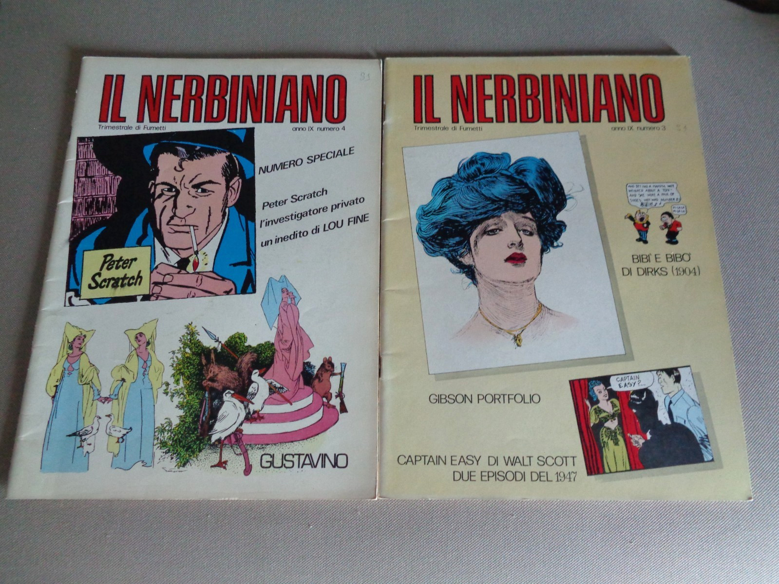 IL NERBINIANO ANNO IX N.3-4 LOTTO 2 ALBI NERBINI 1981 FUMETTI D'EPOCA
