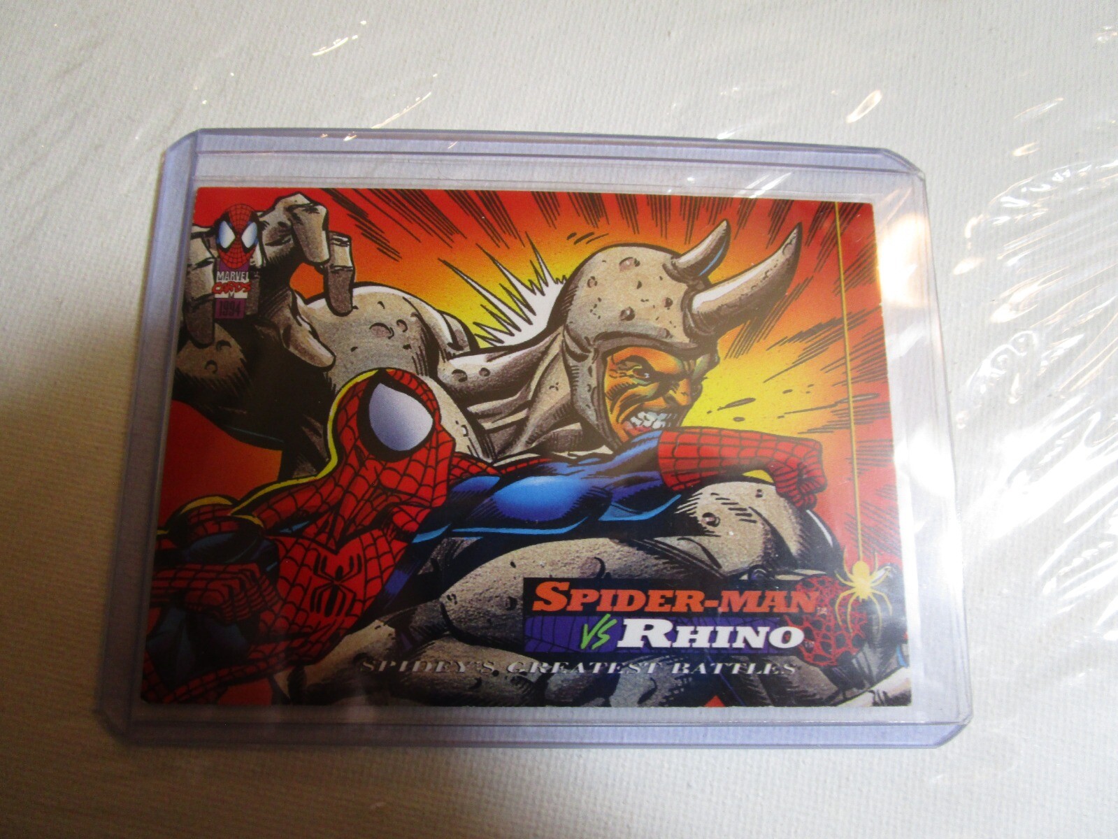 1994 Fleer Marvel l'incredibile Spider-Man vs Rhino #106