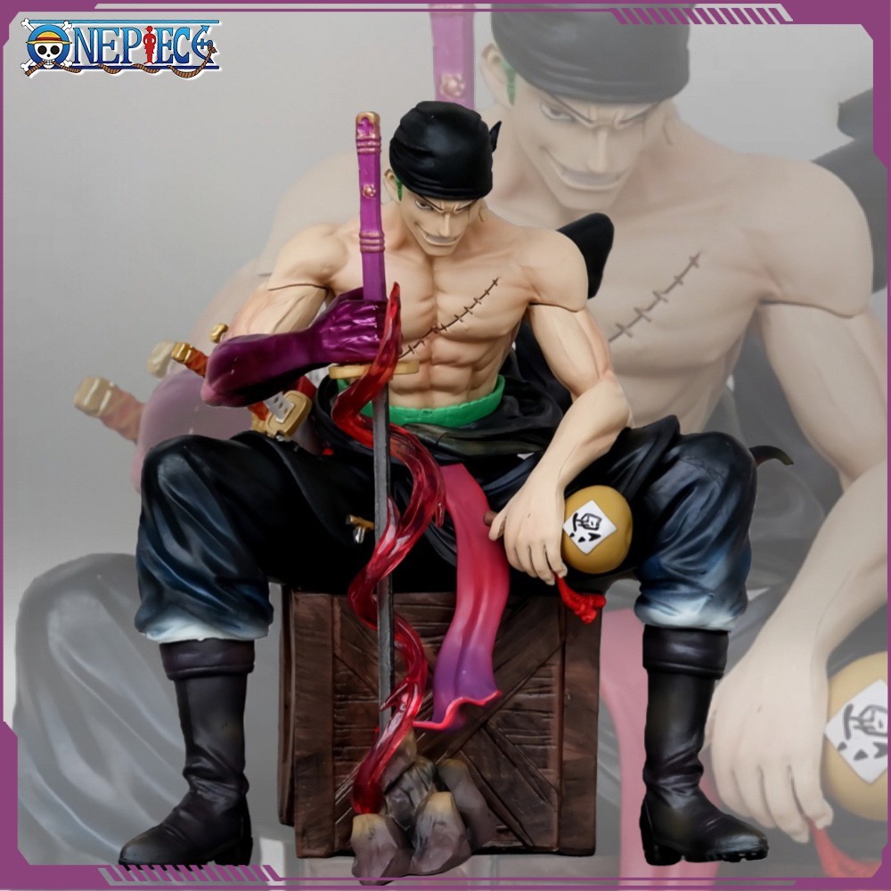 One Piece Action Figure Roronoa Zoro 17cm Collezione