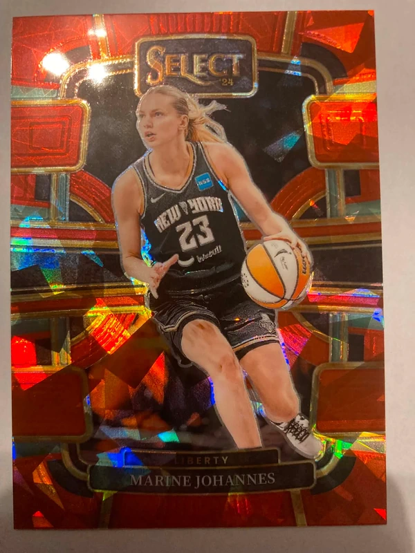 2024 Panini Select WNBA Red Ice Prizm #23 Concourse Marine Johannes