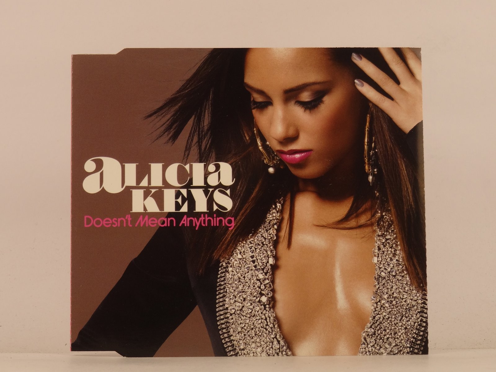 ALICIA KEYS DOESN'T MEAN ANYTHING (L44) 2 Track CD Single plus Picture Sleeve SO