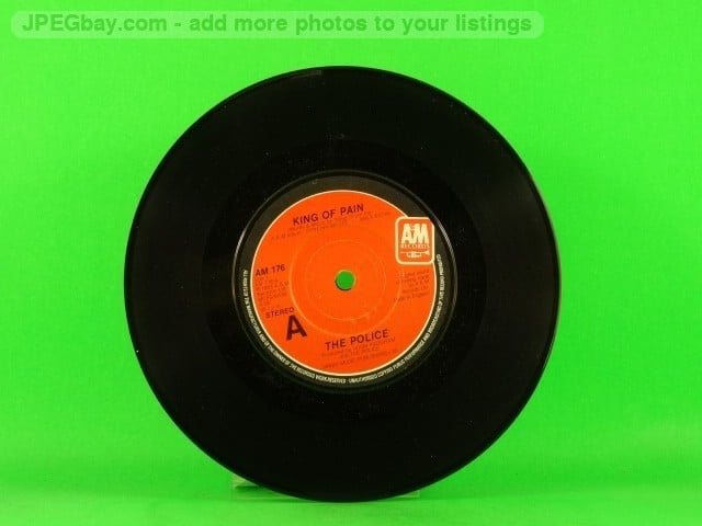 POLICE KING OF PAIN (137) 7" A&M