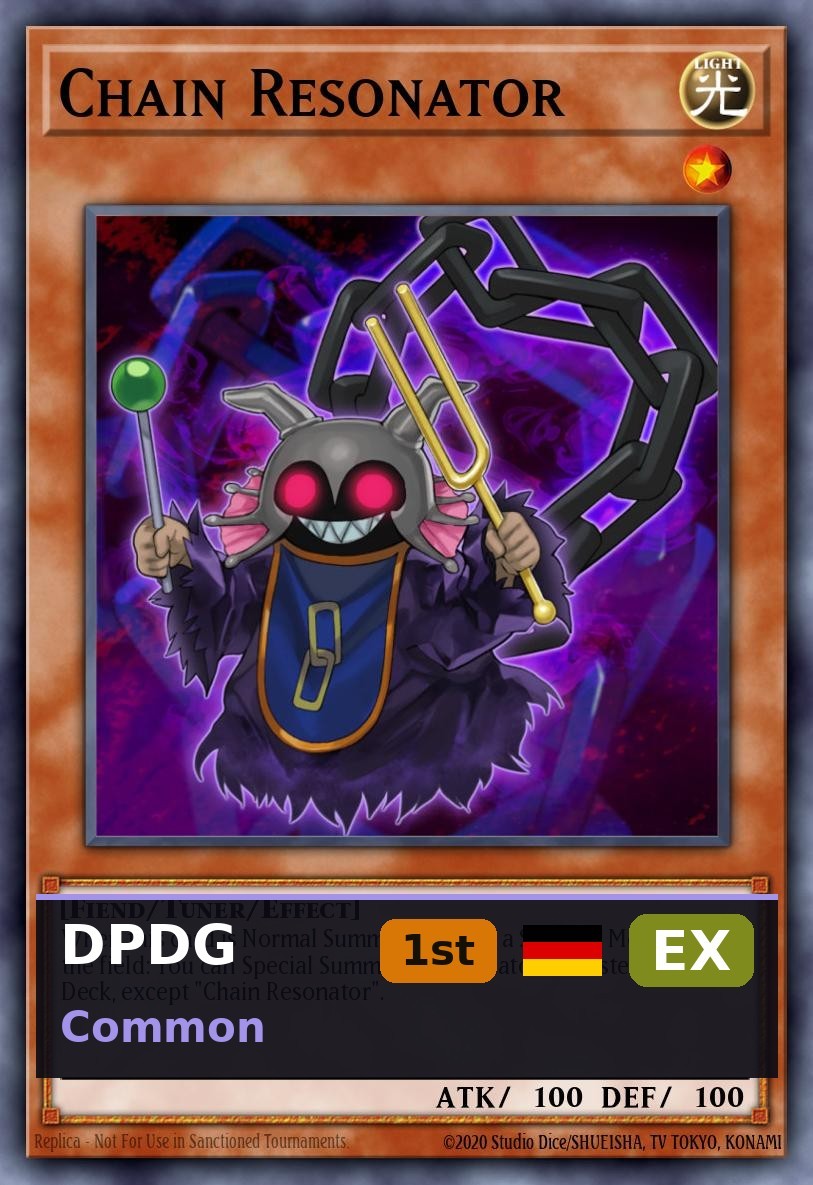 Risuonatore a Catena DPDG-022 1° Edizione EX ITA Yu-Gi-Oh
