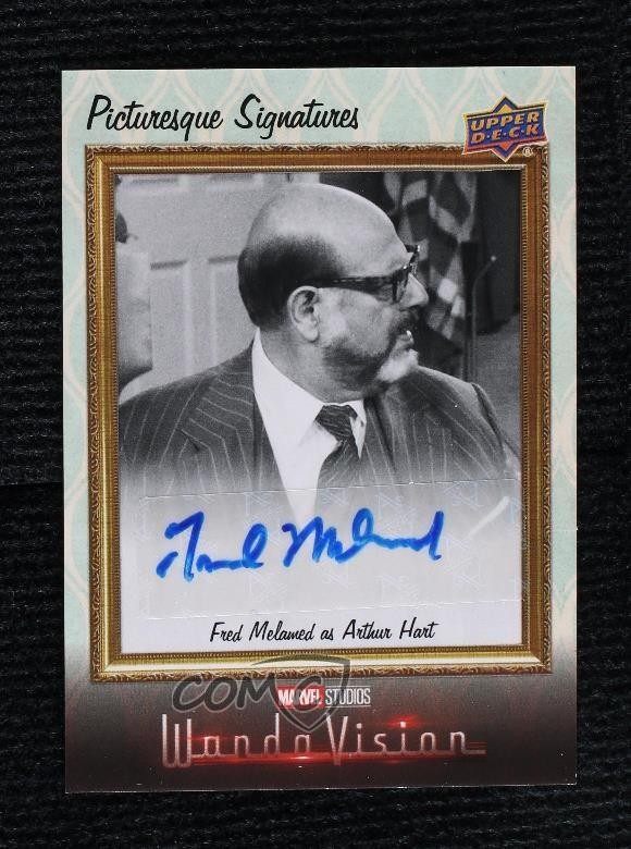 2022 Marvel Studios' WandaVision come Arthur Hart Fred Melamed #PS-FM Auto 3gq