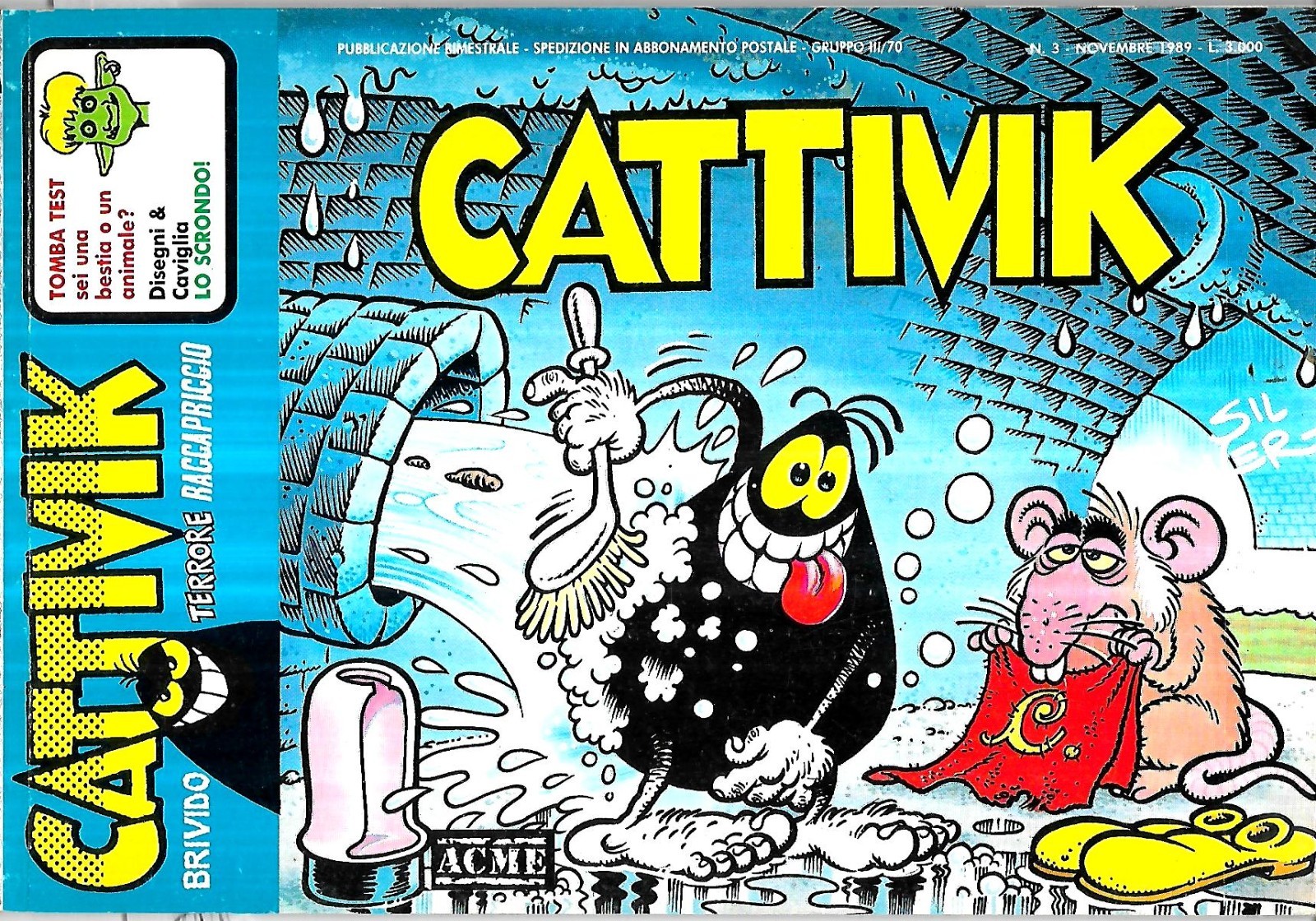 Cattivik n° 3  (nov 1989): ottimo +++