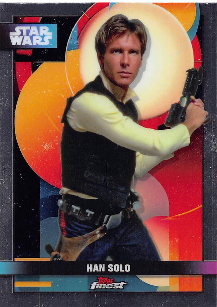 2025 Topps Star Wars Avamposto dei Contrabbandieri - Base Finest #F-2 Han Solo