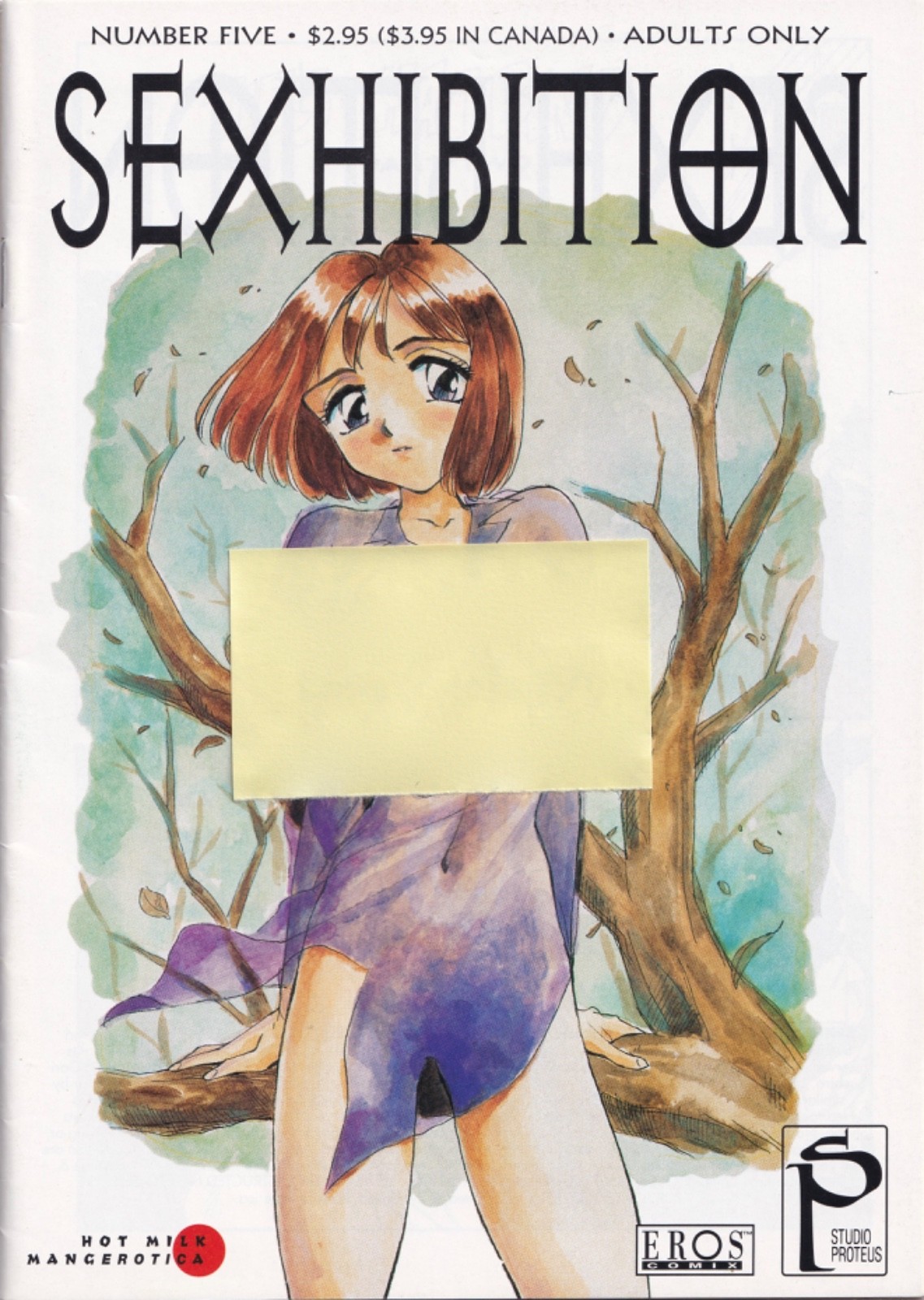Sexhibition #5 Eros Comics, Fantagraphics Books, marzo 1996 Mangerotica, HTF