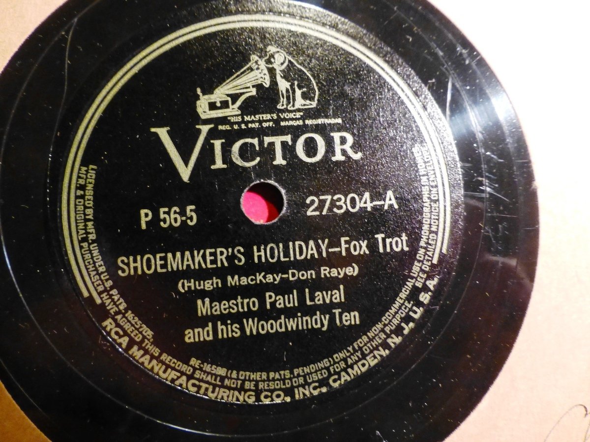Paul LAVAL NBC LOWER BASIN STREET Shoemaker's Holiday/ Henry Levine VICTOR P-56