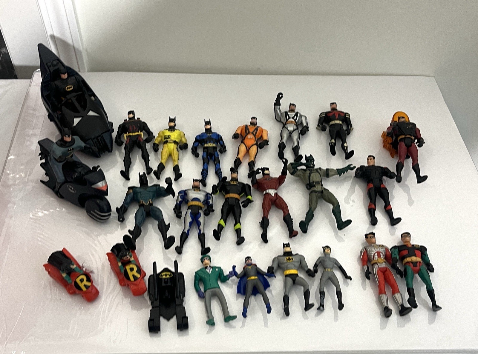 Batman Action Figures Kenner 1990s Robin Boy Wonder Cat Woman Vintage Bundle
