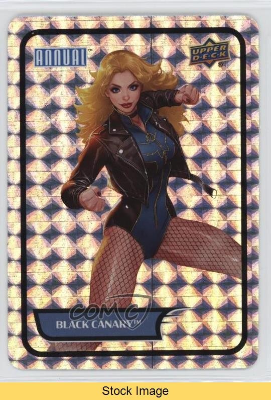 2023-24 Upper Deck DC Annual Backscatters Black Canary #B-6 LEGGI 1ai1
