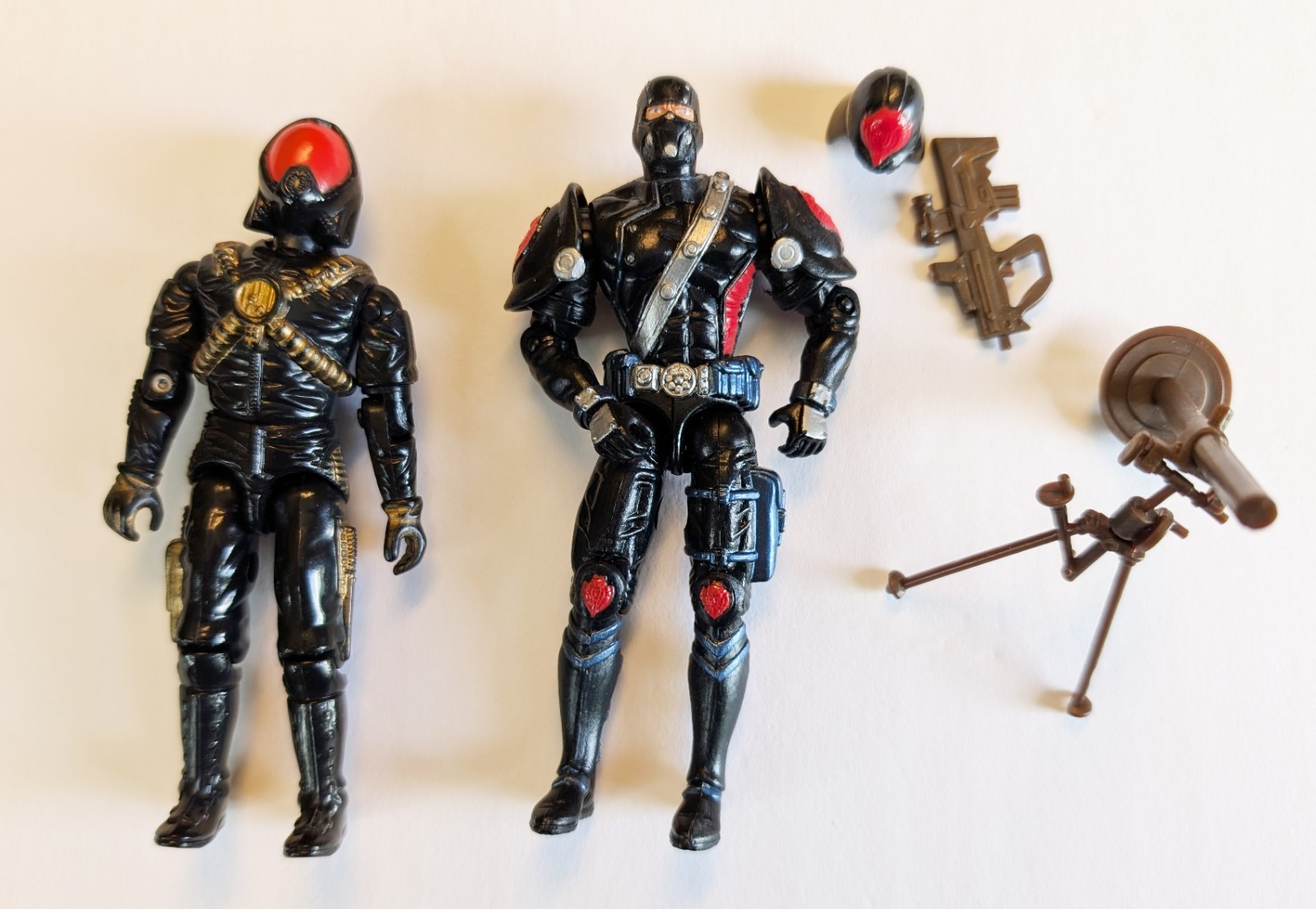 Lotto GI Joe Cobra Star-Viper v1 1988 e granatieri di ferro v2 2003 accessori. Incompleto