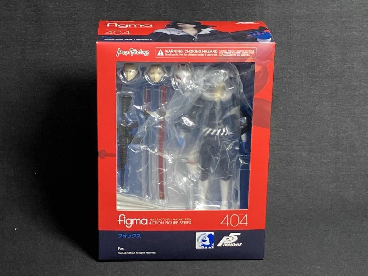 Figma 404 Yusuke Kitagawa Fox Persona 5 Max Factory Figure Usato Giappone