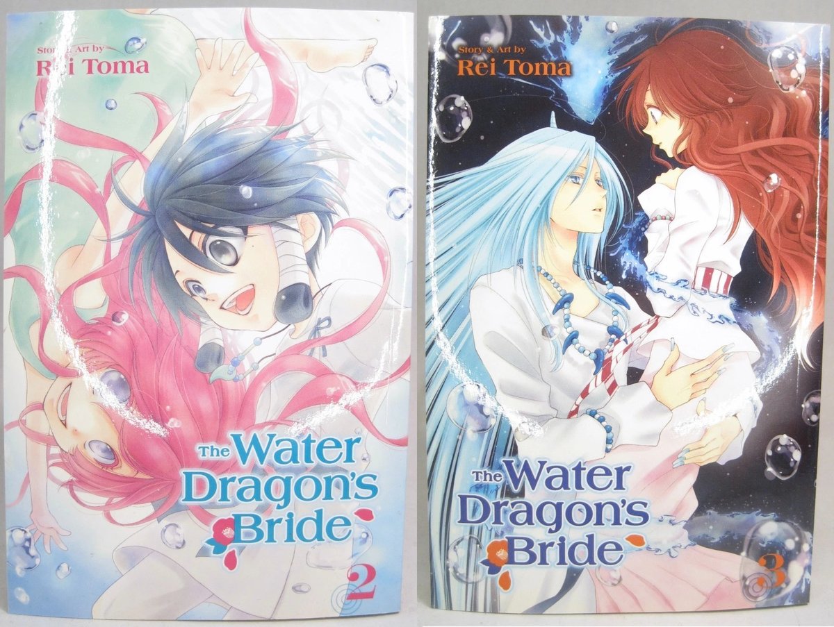 Shojo Beat Viz Media La sposa del drago d'acqua volume 2 e 3 manga inglese