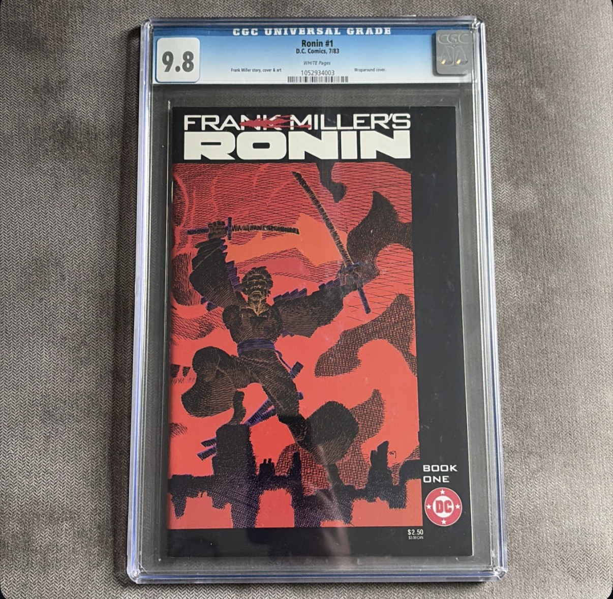 Ronin #1 CGC NM/M 9.8 White Pages Frank Miller Cover and Art! DC Comics 1983