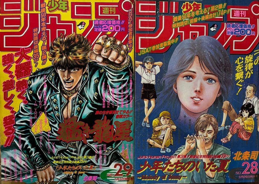 Salto settimanale Shonen 1995 n. 28 29 L'estate in cui c'erano i ragazzi Dra feroce