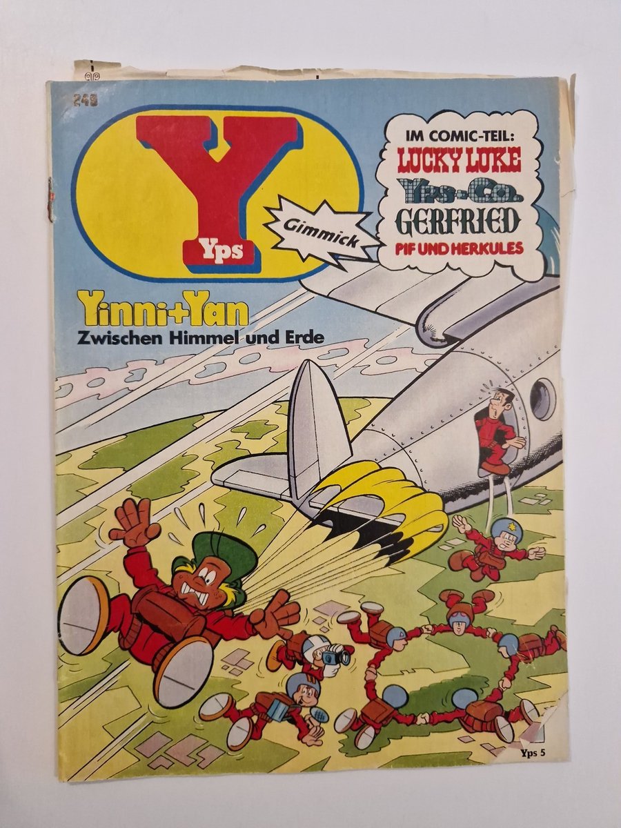 Quaderno YPS n.249 senza espediente, con Lucky Luke, Robin Ausdewald, Gerfried