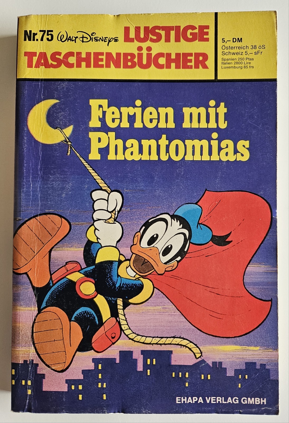 Libro tascabile divertente n.75/1. Edizione 5 DM Ehapa 1981