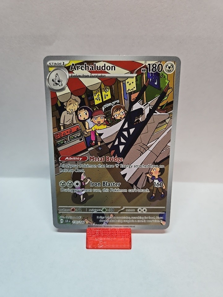 Pokemon ARCHALUDON 155/142 - ILLUSTRAZIONE CORONA STELLARE S&V RARA HOLO - QUASI NUOVA/MT