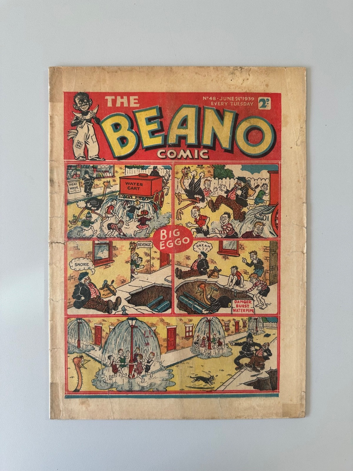 Beano Comic #48 June 24th 1939 VG RARE