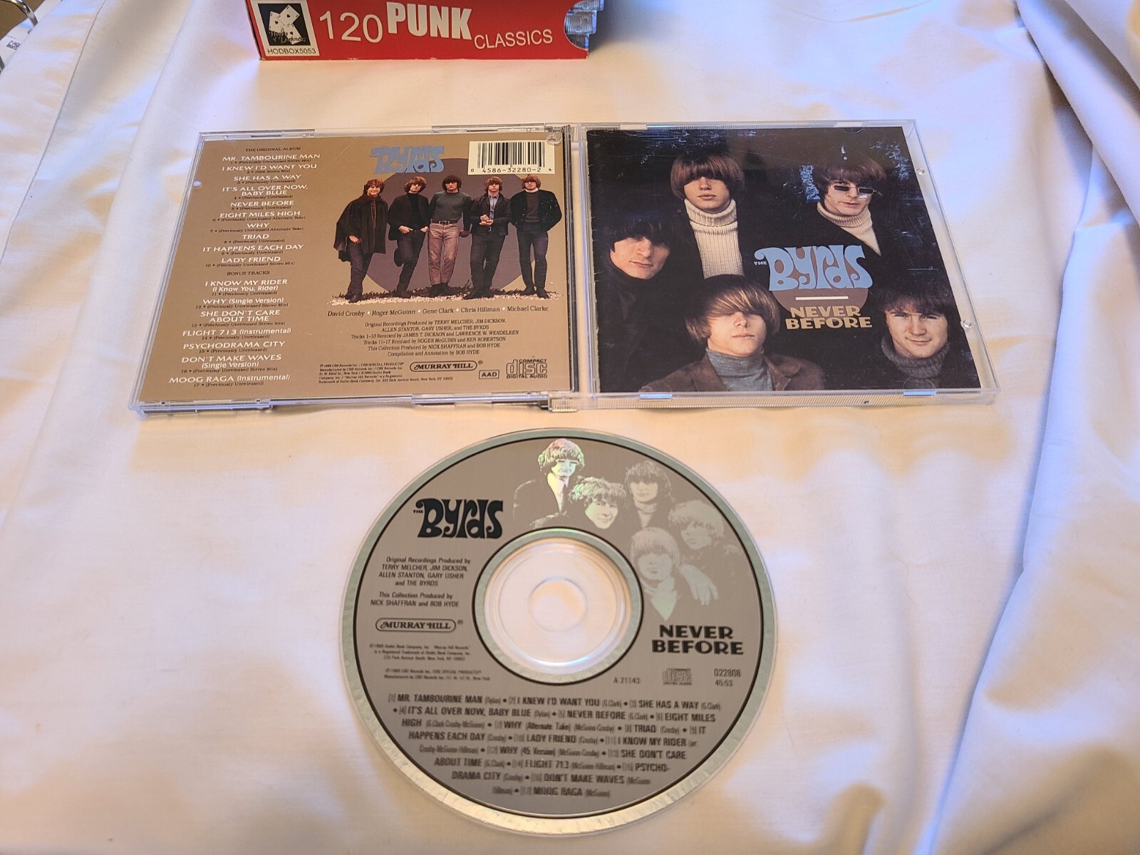 Never Before by THE BYRDS (1989, CBS)