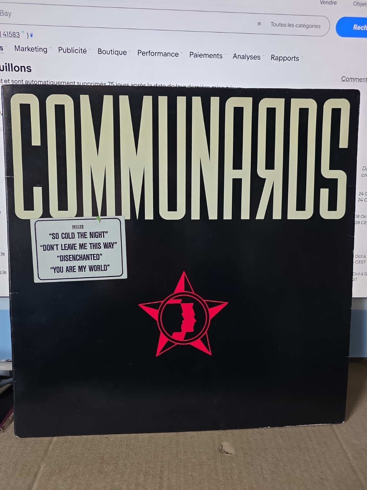 33 tours Communards 1985 Ref 1hd2 