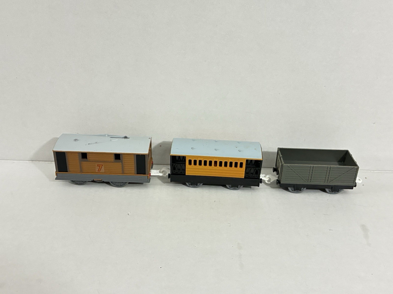Tomy Thomas Plarail Toby with Henrietta and Troublesome Truck