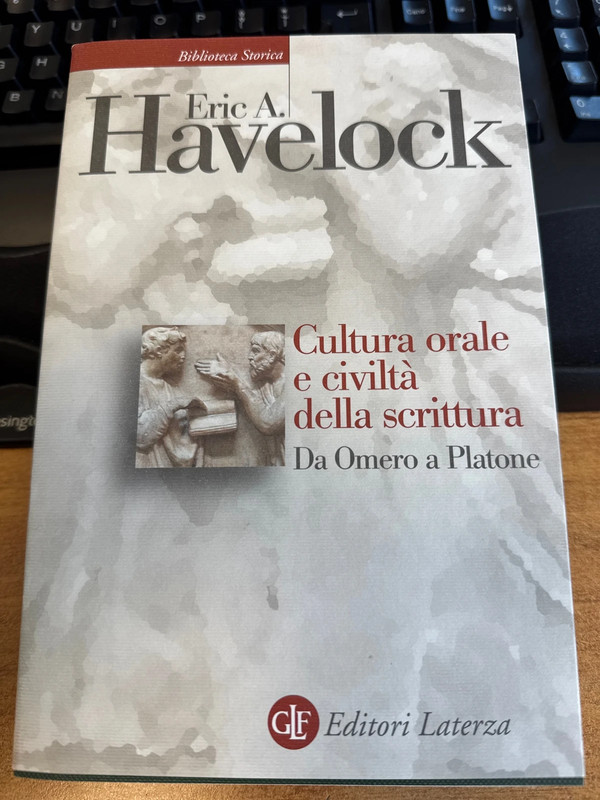 Eric A.Havelock cultura orale e civiltà della scrittura