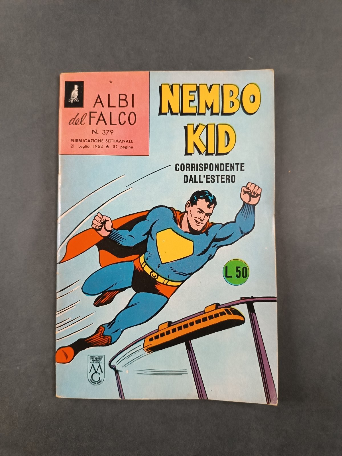 Albi del Falco Nembo Kid n.379 Corrispondente dall'Estero Mondadori 1963