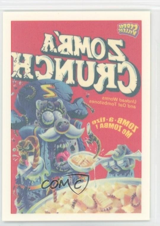 2011 Wax Eye Cereal Killers Temporary Tattoos Zomb'a Crunch 4xt
