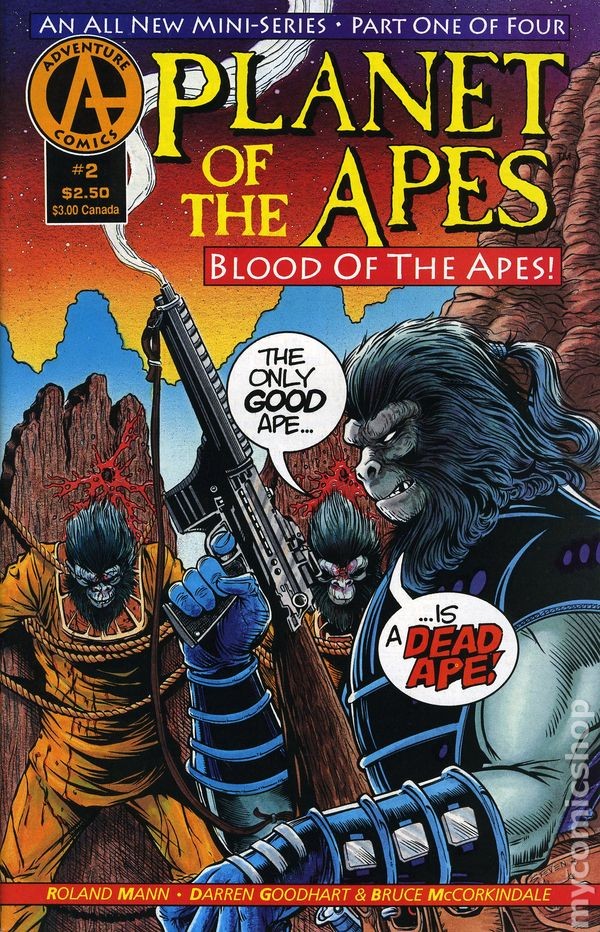 Il Pianeta delle Scimmie Sangue delle Scimmie #2 VF 8.0 1991 Immagine Stock