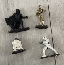 Action Masters Star Wars lotto di 4 metallo pressofuso R2-D2 C-3PO Storm Trooper Vader