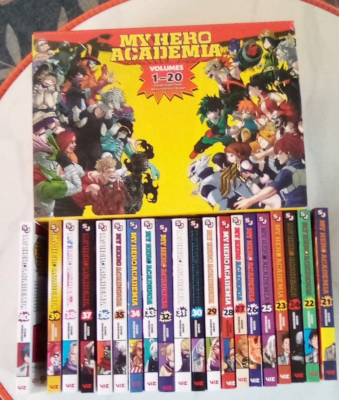 My Hero Academia Volume 1-40 Set Manga Inglese Ottime Condizioni