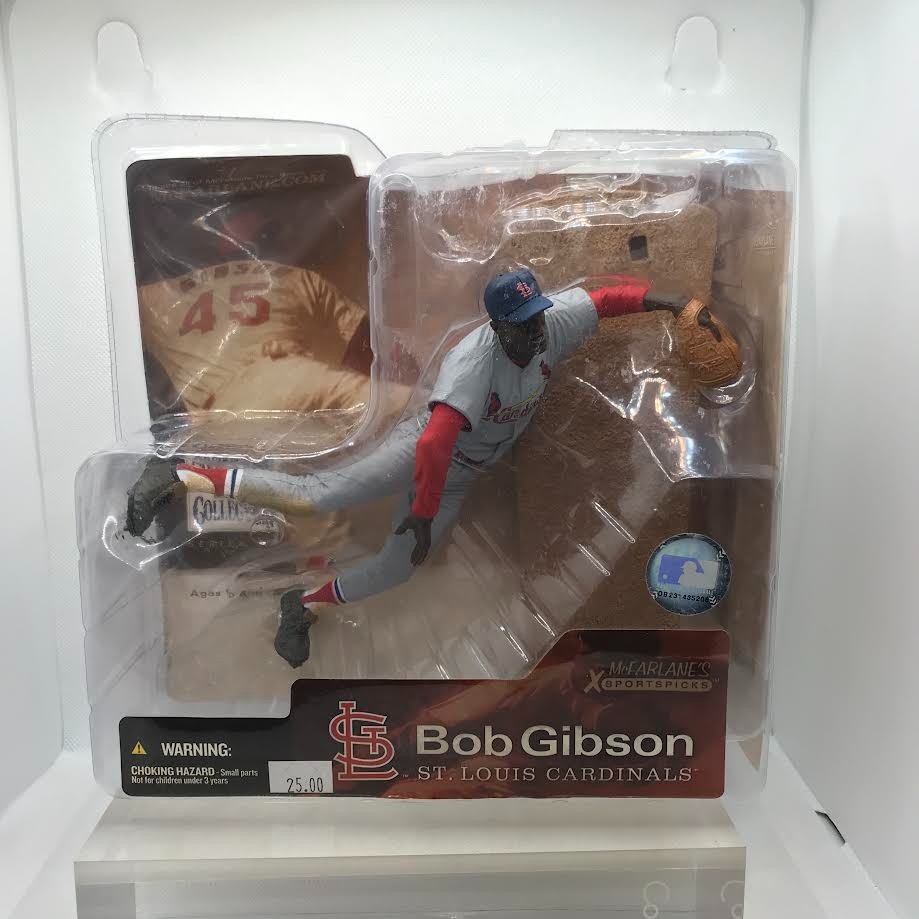 MLB Cooperstown Collection Cardinals Bob Gibson Figura McFarlane DMG PKG