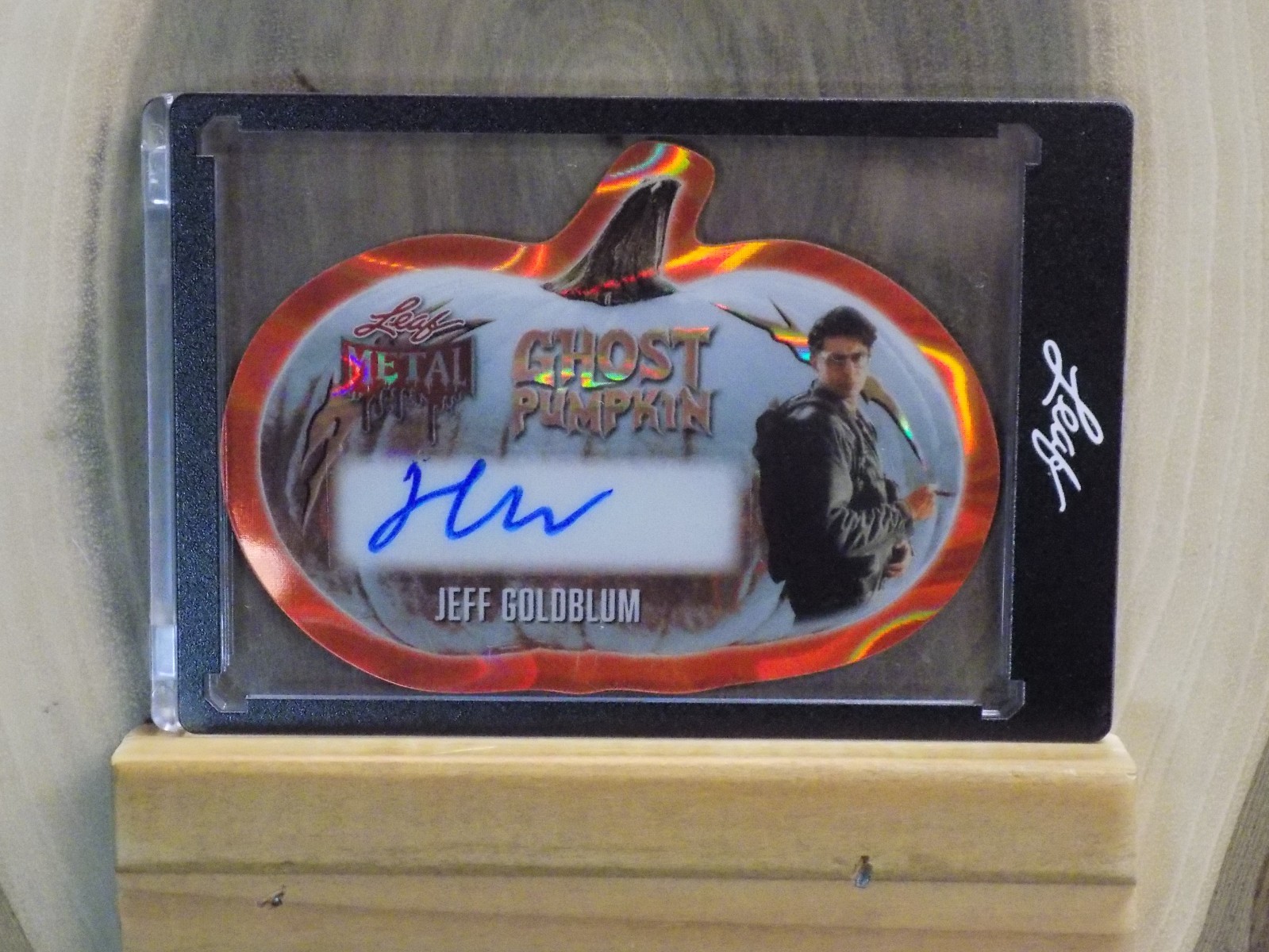 2026 Leaf Metal Halloween - Jeff Goldblum Ghost Pumpkin 1/1 Auto