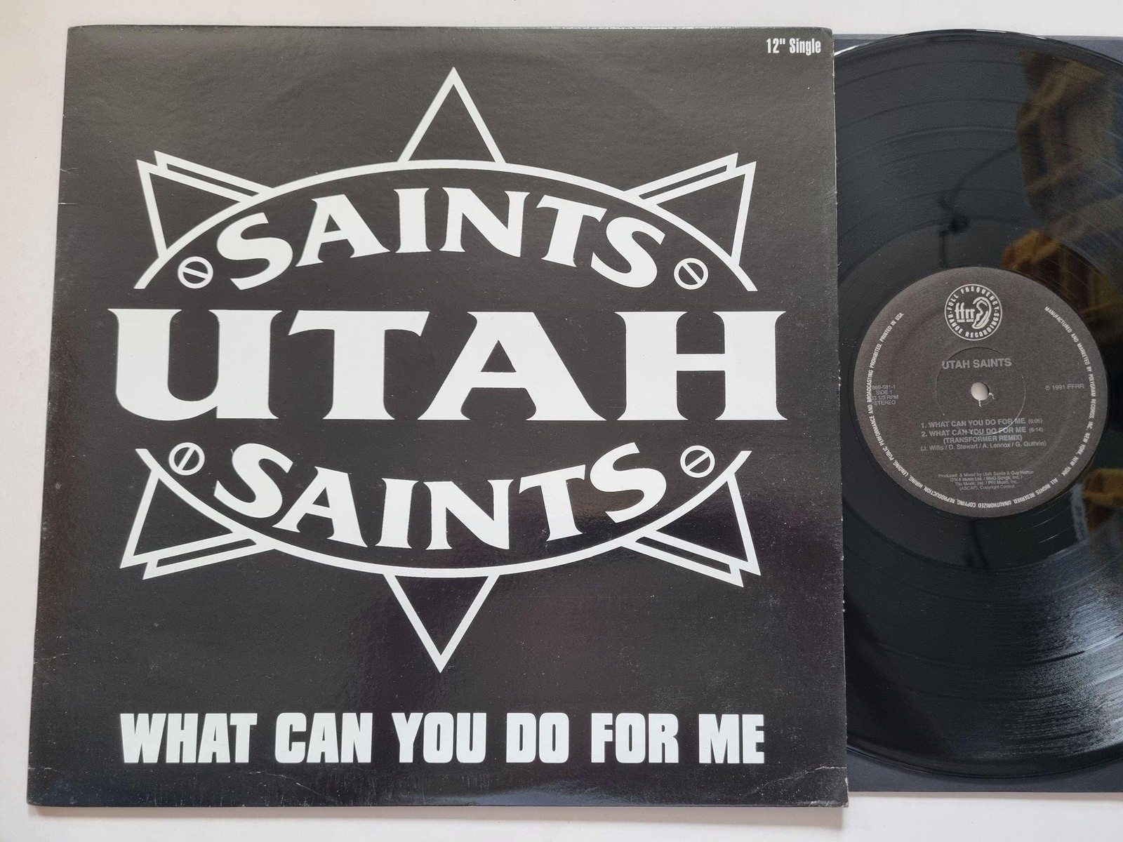Utah Saints - What Can You Do For Me 12'' Vinyl Maxi US/ 4 MIXES
