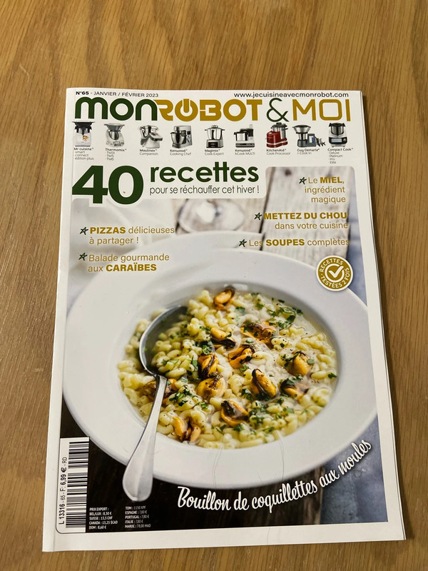Magazine Mon Robot & Moi N°65 - 40 recettes d'hiver