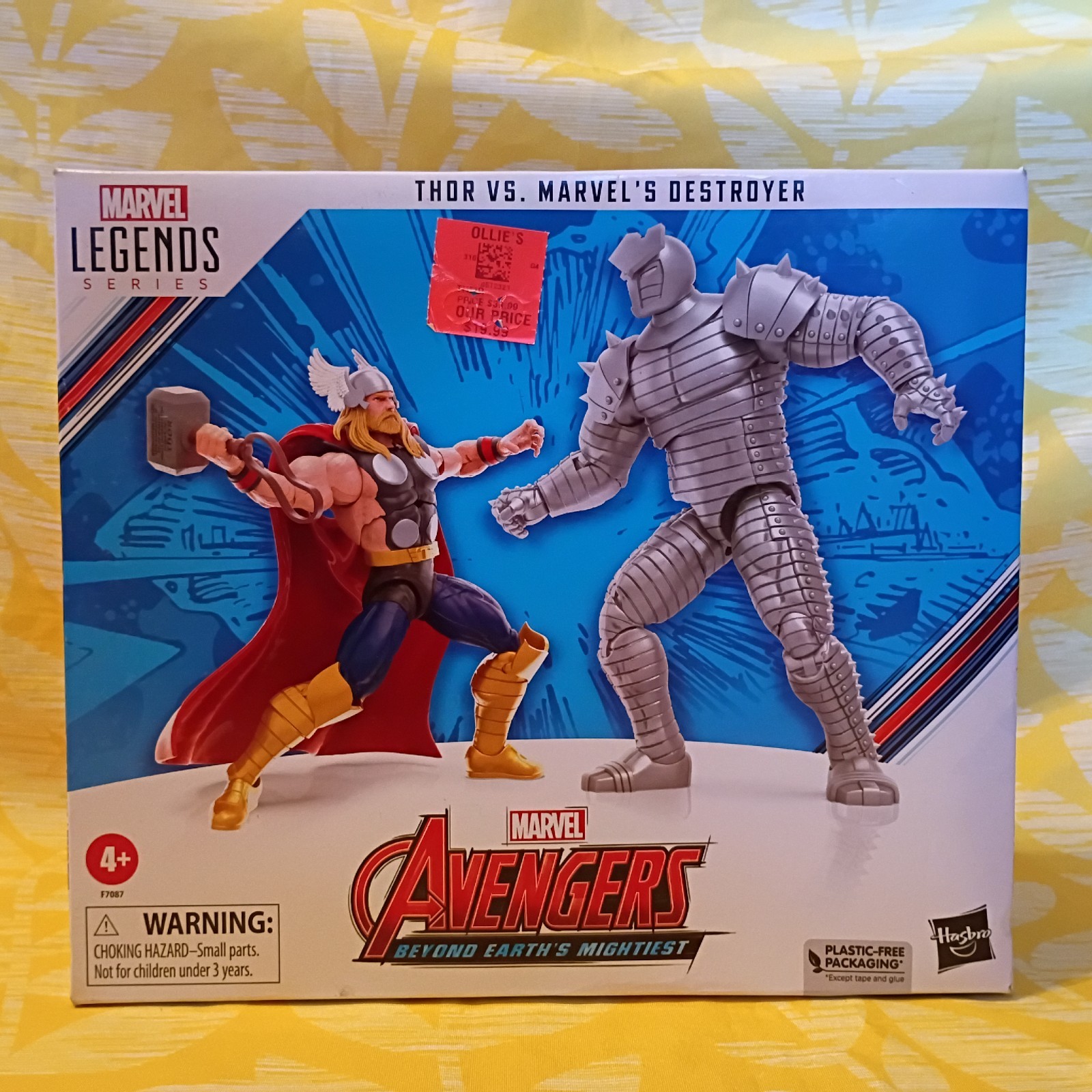 Marvel Legends Earths Mightiest Thor and Destroyer 2 Pack Action Figures Hasbro