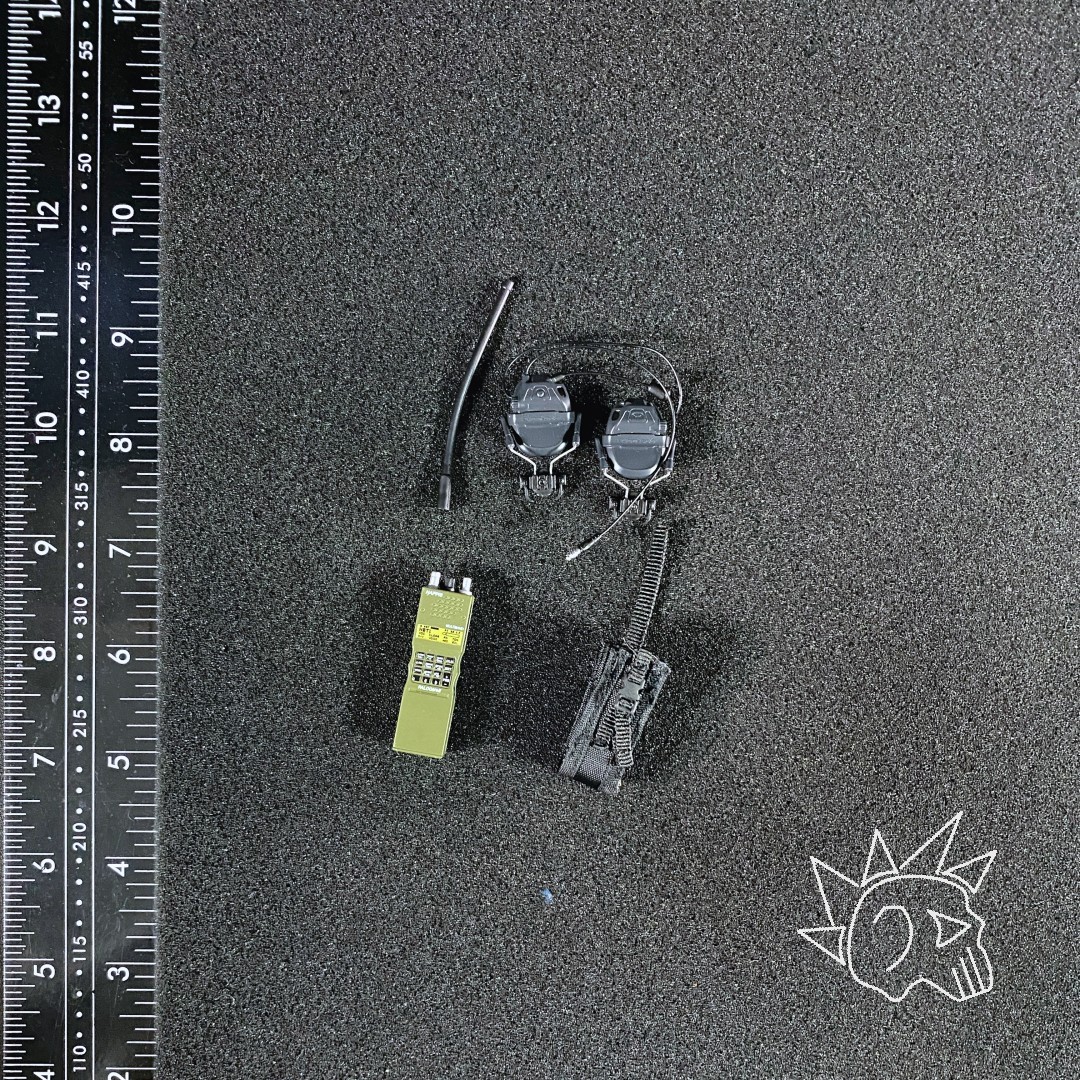 Radio PRC-152 scala 1/6 + cuffia accessorio action figure personalizzato - GA1010S