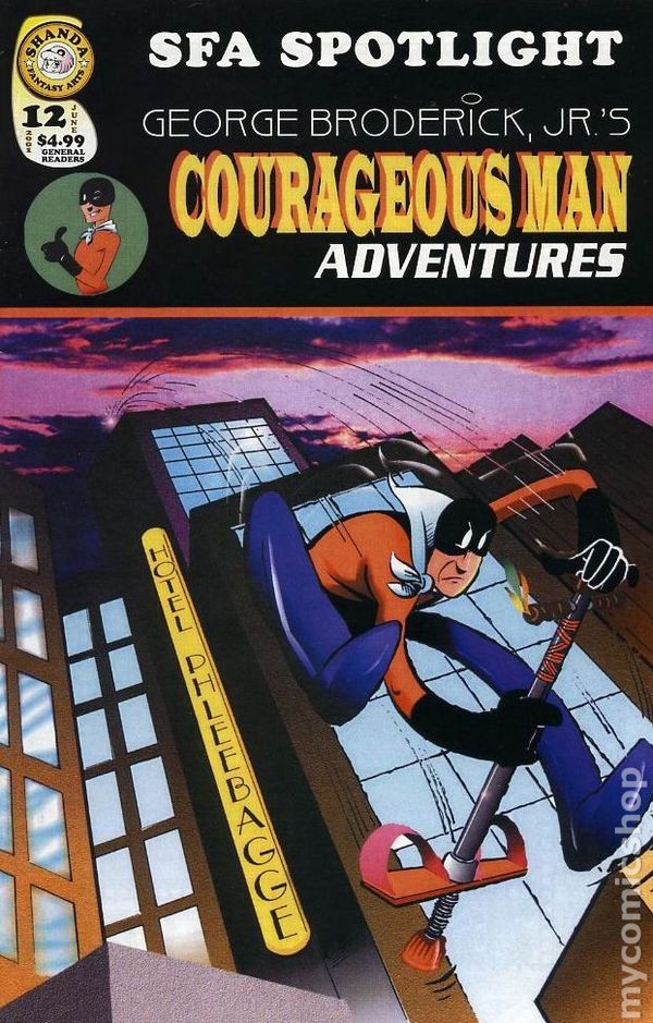 Corageous Man Adventures #12 VG 2001 immagine stock basso grado