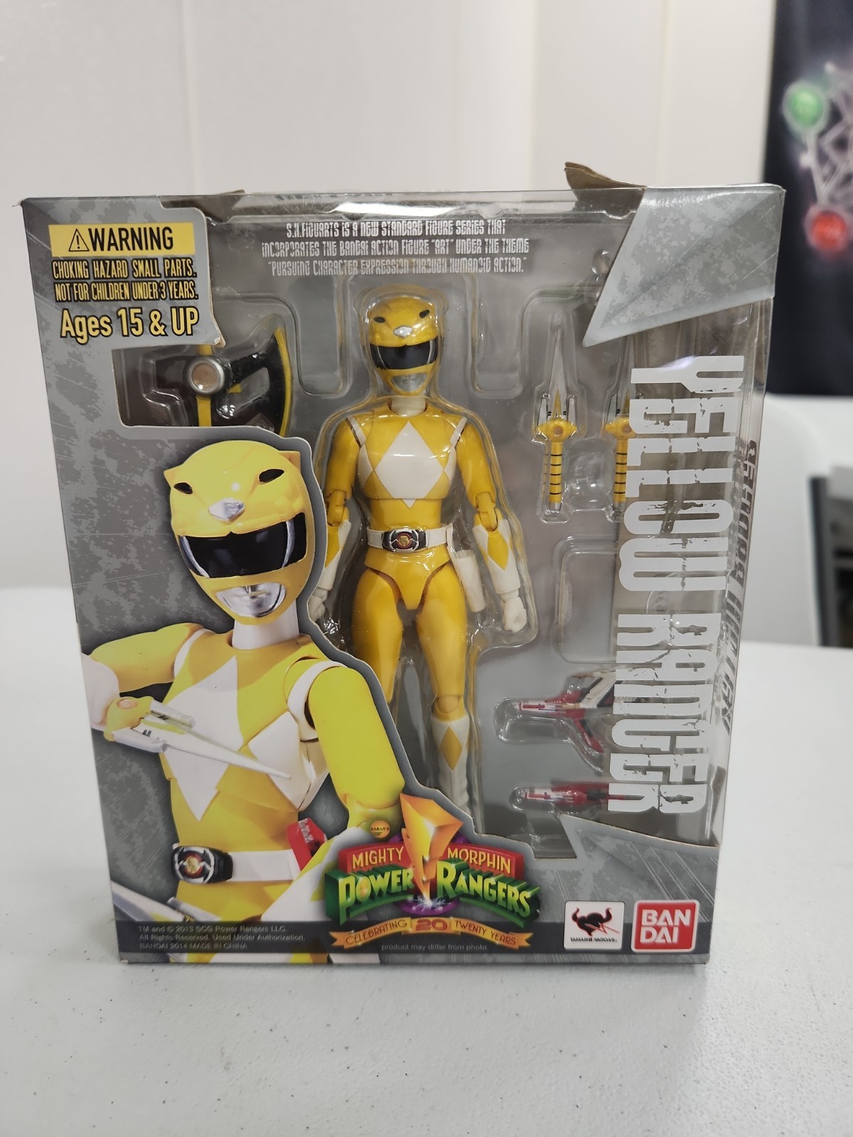 Bandai S.H. Figuarts RANGER GIALLO - Power Rangers 20° anniversario 