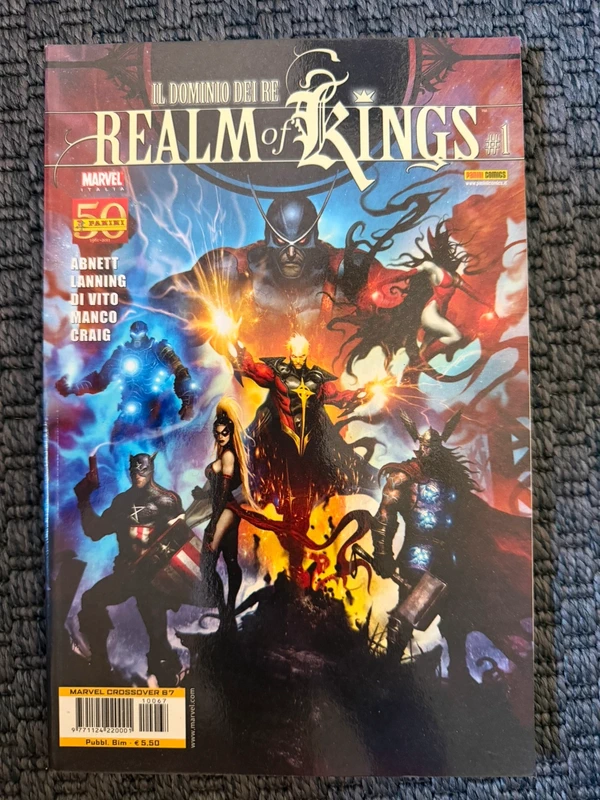 Fumetto Il Dominio dei Re - Realm of Kings 1 Marvel Crossover 67 Panini Comics