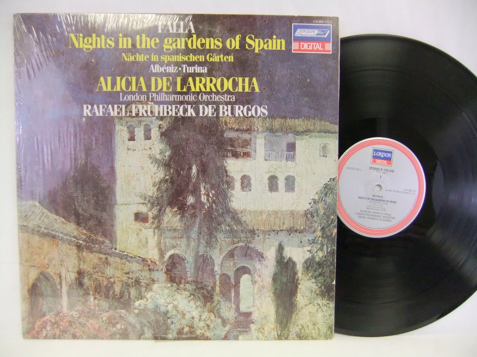 Falla Nights In The Gardens Of Spain Rafael Fruhbeck de Burgos 1986 NM Import LP
