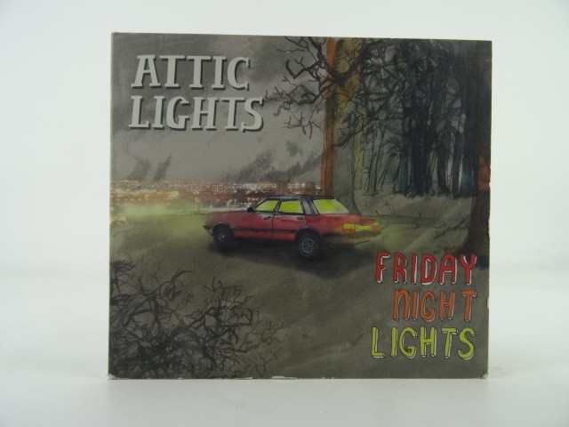 ATTIC LIGHTS FRIDAY NIGHT LIGHTS (452) 10 Track Promo CD Album including Card Sl