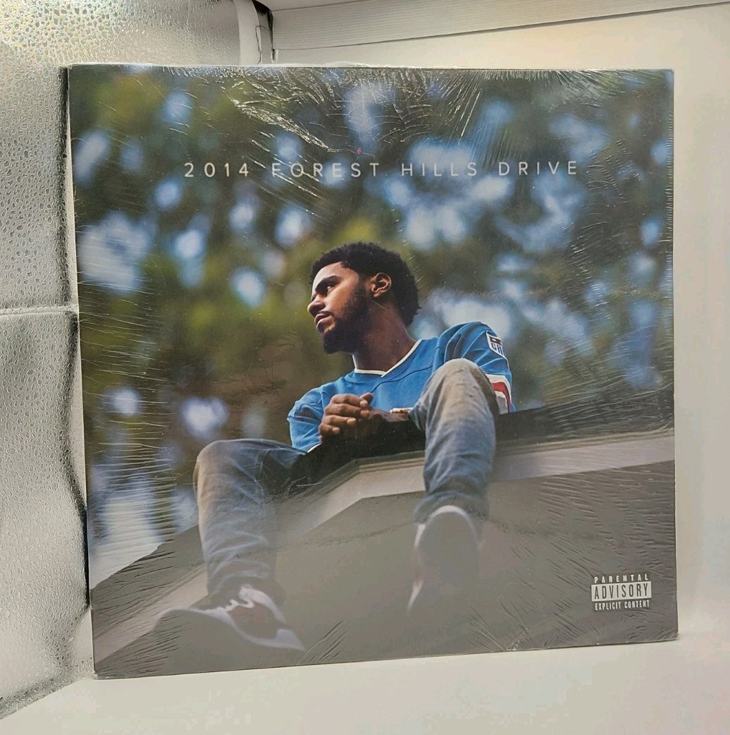 J. Cole "2014 Forest Hills Drive" 12" Vinyl Record 2x LP SEALED/NEW (Blue Color)