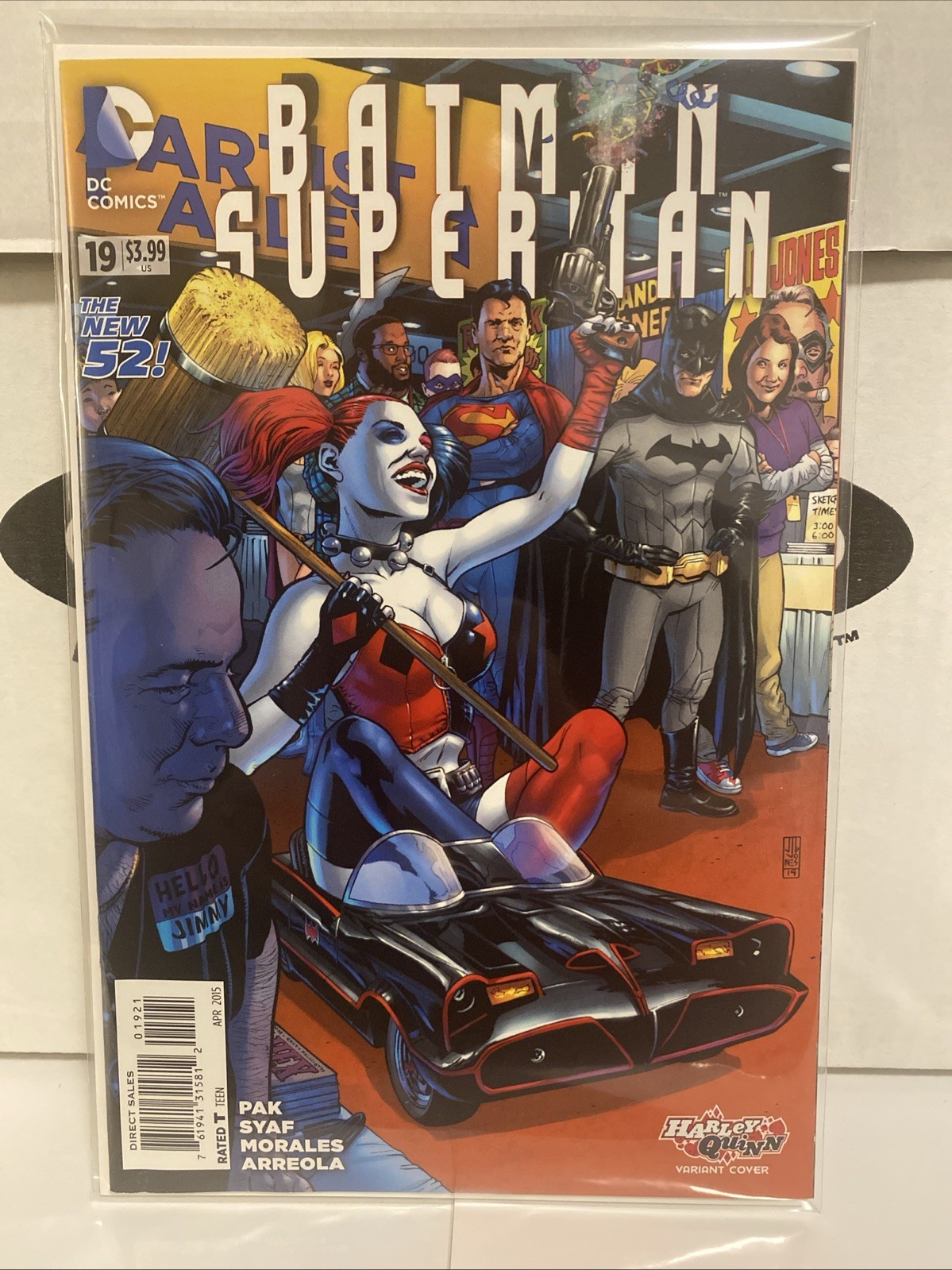 Batman/Superman #19 (DC Comics nuovo 52! 2015) || JG Jones Harley Quinn variante