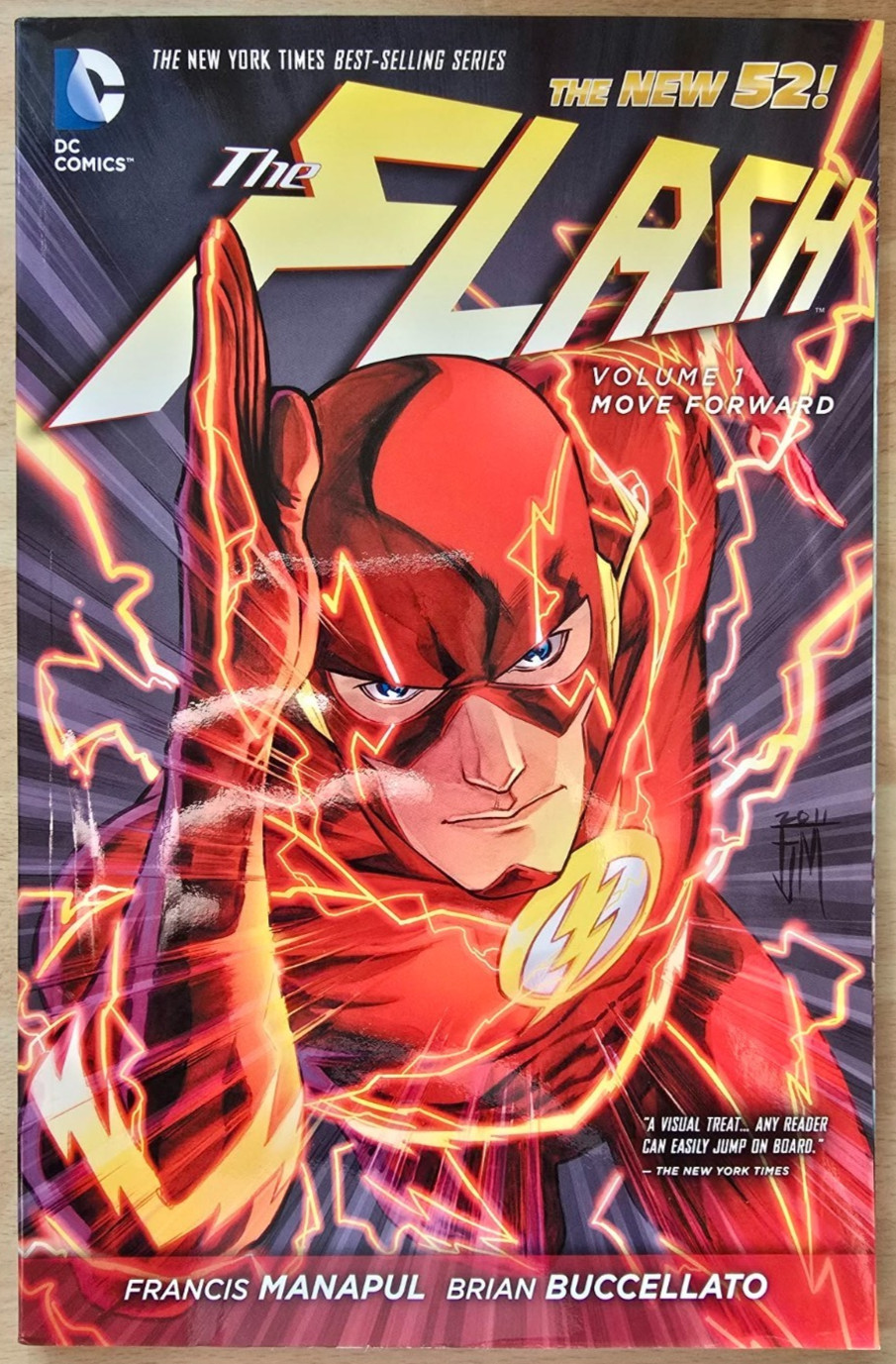The New 52 The Flash Volume 1 Fast Forward TPB Paperback Graphic Novel