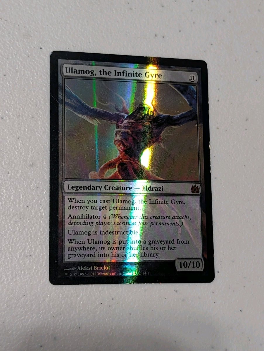 Ulamog, the Infinite Gyre From the Vault: Legends Foil Magic the Gathering MTG 