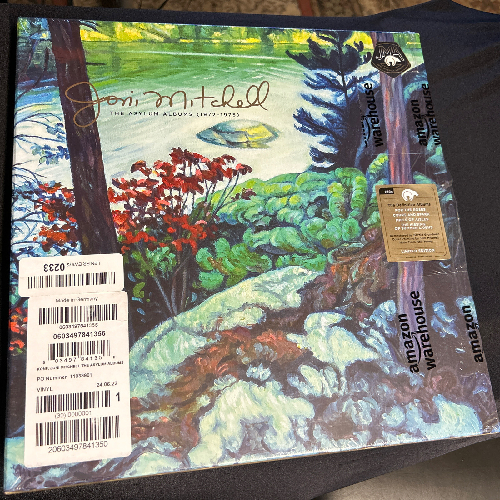 Joni Mitchell The Asylum Years 1972-1975 BOX SET RARE 180g Vinyl 5 LPs NEW!
